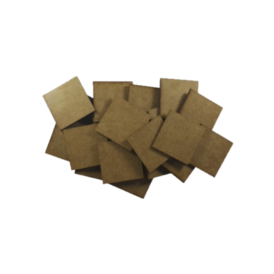 HDF Bases - Kwadratowe podstawki pod modele 100mm/100mm x 5